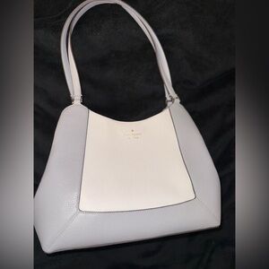 kate spade New York lena Colorblock Pebb Mountain Gray Shoulder Bag Purse